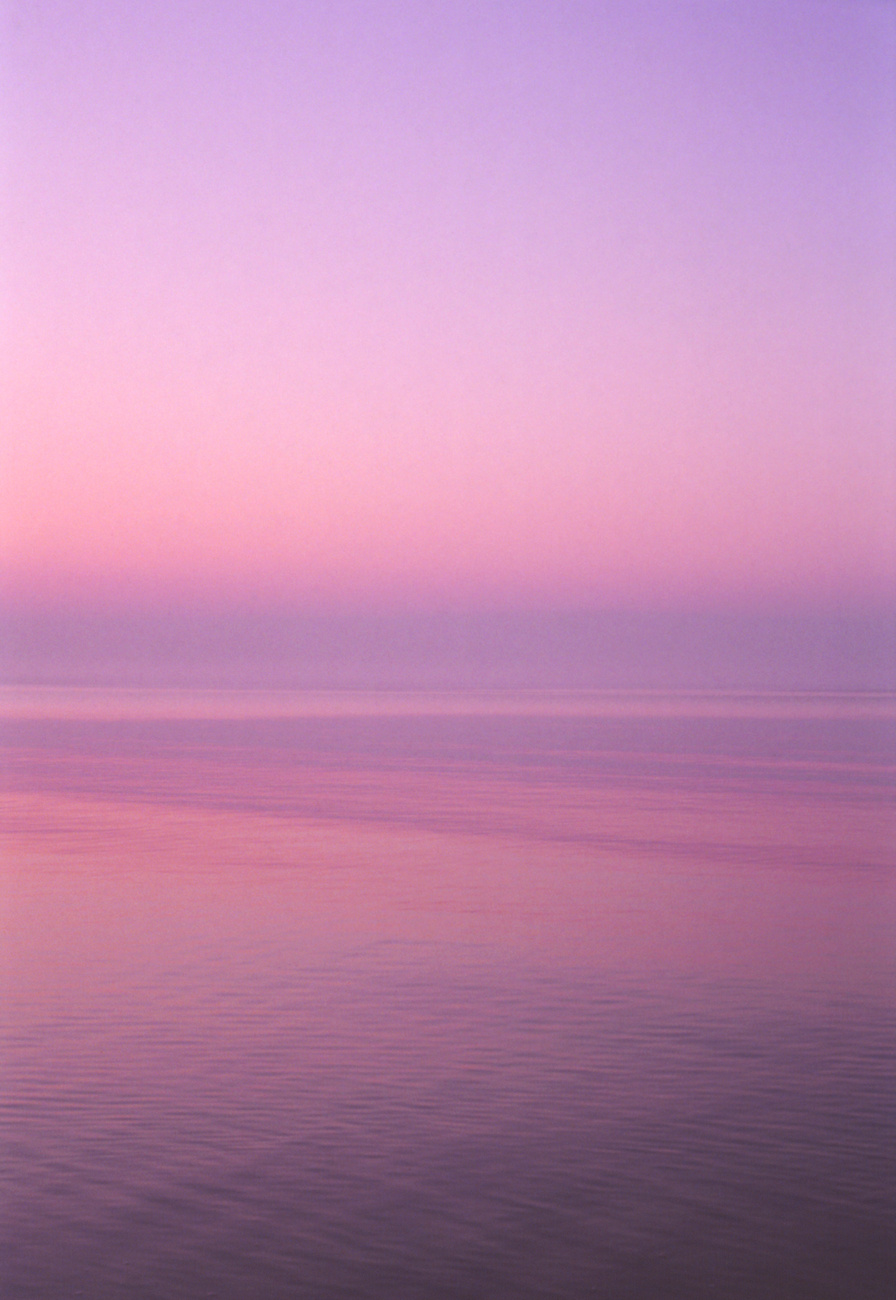 Pink Sunset of the ocean